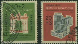 Bundesrepublik 171-172 BRD IFABRA Briefmarkenausstellung Frankfurt Gestempelt - Gebraucht