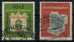 Bundesrepublik 171-172 BRD IFABRA Briefmarkenausstellung Frankfurt Gestempelt - Usados