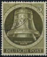 Berlin Glocke Klöppel Rechts 5 Pfg. Gestempelt - Used Stamps