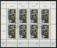 Österreich Kleinbogen Tag Der Briefmarke 2097 Philatelie Ersttagsstempel 1993 - Lettres & Documents
