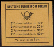 Berlin Markenheftchen 8 A Unfallverhütung 1972 Tadellos Postfrisch - Booklets