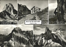 11636703 Rotsteinpass Berggasthaus Altmann Mit Schaffhauserkamin Bergsteiger Rot - Otros & Sin Clasificación