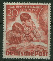 Berlin 81 Tag Der Briefmarke 1951 Höchstwert 20+2 Pfg. Tadellos Postfrisch - Neufs