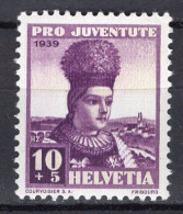 T3628 - SUISSE SWITZERLAND Yv N°345 ** Pro Juventute - Unused Stamps