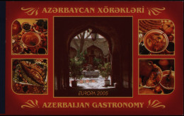 Aserbaidschan 610-611 Europa CEPT Markenheftchen MH 2005 Gastronomie Postfrisch - Azerbaiján