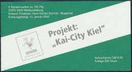 Sammelheftchen Markenheftchen Kiel 2089 SST Kai-City Kiel Auflage Nur 600 Stück - Cartas & Documentos