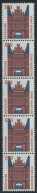Bund Rollenmarken 5er Streifen 510 Pf Sehenswürdigkeiten 1938 A R Postfrisch - Francobolli In Bobina