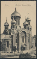 Ansichtskarte Wilna Vilnius Litauen Russische Romanowkirche Feldpost 30.4.1918 - Lituanie