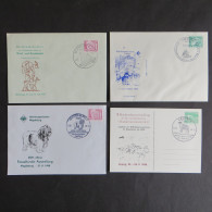 Briefe Und Karten Sammlung Motiv Hunde DDR Mit Inter. Vielfalt 7 Stück Dabei - Covers & Documents