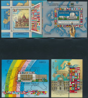 Ungarn Lot 4 Blockausgaben KSZE 1983-1986 Postfrisch - Cartas & Documentos