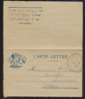 Militaria Frankreich France Feldpost Ganzsache Kartenbrief TRESOR ET POSTES - Lettres & Documents