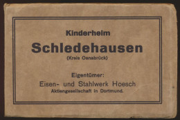 Ansichtskarte Kinderheim Schledehausen Osnabrück Leporello Mit 17 Seltenen Teils - Andere & Zonder Classificatie