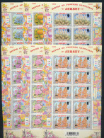 Großbritannien Jersey Kleinbogensatz 1041-46 Blumenfestival Luxuspostfrisch MNH - Jersey