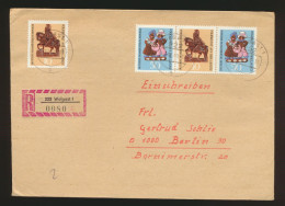 DDR R Brief Zusammendruck 1521-1523 W Zd 213 Volkskunst Von Wolgast Nach Berlin - Se-Tenant