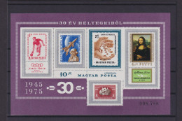 Flugpost Ungarn Philatelie Briefmarken Block 114 A + B Ungezähnt Gezähnt - Covers & Documents