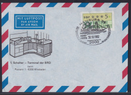 Bund Brief Automatenmarke 5 Pfg Sonderstempel Hamburg 36 Nordposta BRD Terminal - Vignette [ATM]