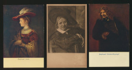 Ansichtskarte Kunst Gemälde Rembrandt Rubens Sammlung Lot 15 Stück Kassel - Sonstige & Ohne Zuordnung