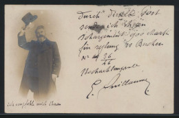 Autogramm Autograph Ansichtskarte Émile Oscar Guillaume Bildhauer Frankreich - Other & Unclassified