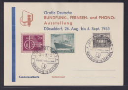 Bund Berlin Rundfunk Fernseh Und Phono Ausstellung Düsseldorf Auf Attraktiver - Storia Postale