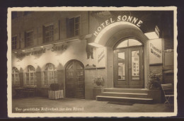 Ansichtskarte Herrenalb Besetzung Elsaß Hotel Sonne Schwarzwaldstube 27.3.1941 - Other & Unclassified