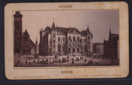 Bremen Altes Foto Mit Goldinschrift Börse Verlag Hermann Gesenius Abmg. - Altri & Non Classificati