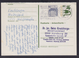 Bund Ganzsache Unfallverhütung + ZuF Industrie & T. P 119 Antwort Heiligenhafen - Postales - Usados