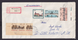 DDR R Brief Druckvermerk Bogenecke Eckrand Zusammendruck Von Bautzen Nach Keitum - Lettres & Documents