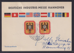 Bund Berlin Deutsche Industrie Messe Hanover 29.4.1956 - Brieven En Documenten