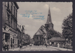 AnsichtskarteHilden Mittelstrasse Kirche Gasthof Max Zaun Nach Berlin - Autres & Non Classés