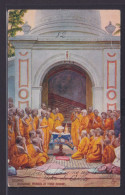 Ansichtskarte Colombo Sri Lanka Buddhist Bud­dhis­mus Priester Gebet Künstler - Altri & Non Classificati