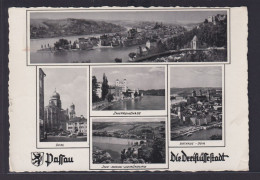 Ansichtskarte Passau Inn Donau Ilz Dreiflüsse Stadt Ansichten Bayern Nach - Altri & Non Classificati