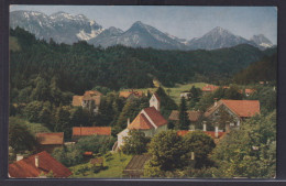 Ansichtskarte Füssen Bad Faulenbach Bayern Gebirge Ortsansicht Kunst U. - Autres & Non Classés