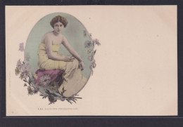 Ansichtskarte Jugendstil Art Nouveau Frau Schönheit Blumenschmuck Edition Du - Altri & Non Classificati