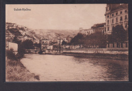 Ansichtskarte Susac Kroatien Rjecina Fluss Brücke Jugoslawien - Croazia