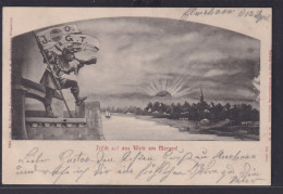 Ansichtskarte Künstlerkarte Weckruf Neuer Tag Fluss Sonnenaufgang. 13.04.1903 - Zonder Classificatie