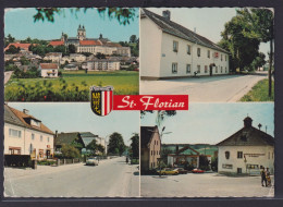 Ansichtskarte St. Florian Stift S. Florian Gasthaus Gemeindeamt Laden Otto Kopf - Andere & Zonder Classificatie