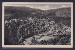 Ansichtskarte Schwarzburg Totalansicht Landschaft Wald Thüringen Nach Leipzig - Other & Unclassified