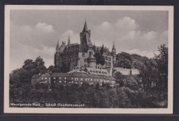 Ansichtskarte Wernigerode Schloß Feudalmuseum Harz. Sachsen Anhalt Ab - Altri & Non Classificati