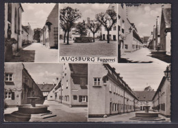 Ansichtskarte Augsburg Fuggerei Sozialsiedlung Reihenhaussiedlung Jakob Fugger - Autres & Non Classés