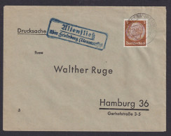 Altenfließ über Friedeberg Brandenburg Deutsches Reich Brief Landpoststempel N. - Storia Postale