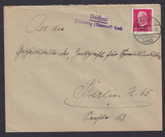 Büssoe über Friedeberg Neumark Brandenburg Deutsches Reich Brief Landpoststempel - Storia Postale