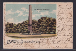 Ansichtskarte Künstlerkarte Braunschweig Monument Der Herzoge Niedersachsen - Other & Unclassified