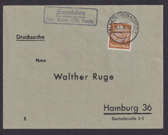 Sassleben über Calau Nieder Lausitz Brandenburg Deutsches Reich Brief - Storia Postale