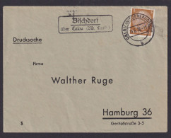 Bischdorf über Calau Nieder Lausitz Brandenburg Deutsches Reich Brief - Lettres & Documents