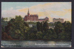 Ansichtskarte Weissenfels Bergschule Bildung Sachsen Anhalt Nach Charlottenburg - Autres & Non Classés