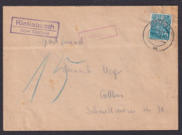 Kiekebusch über Cottbus Brandenburg DDR Brief Landpoststempel N. Cottbus - Brieven En Documenten