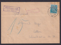 Kiekebusch über Cottbus Brandenburg DDR Brief Landpoststempel N. Cottbus - Storia Postale