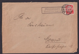 Roggosen über Cottbus Land Brandenburg Deutsches Reich Brief Landpoststempel - Cartas & Documentos