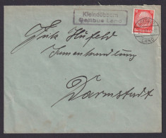 Kleindöbbern über Cottbus Land Brandenburg Deutsches Reich Brief Landpoststempel - Covers & Documents