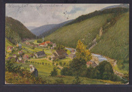 Ansichtskarte Künstlerkarte Sign. Hoffmann Schönmünzach Murgtal Landschaft Berge - Other & Unclassified